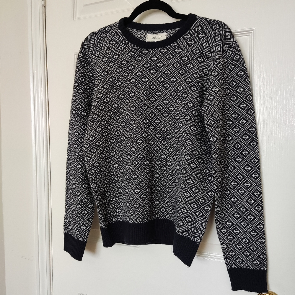 Frank & oak printed pullover
